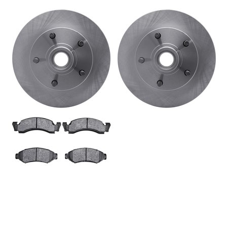DYNAMIC FRICTION CO 6302-54050, Rotors with 3000 Series Ceramic Brake Pads 6302-54050